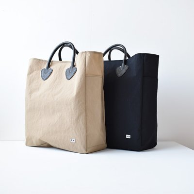 【ENDS and MEANS】2022SS Leather Handle Tote Bag　-2 Colors-