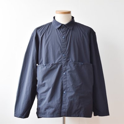 【ENDS and MEANS】2022SS Light Shirts Jacket    - Navy -