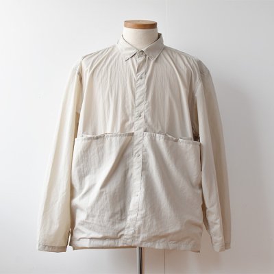 【ENDS and MEANS】2022SS Light Shirts Jacket    - Light Beige -
