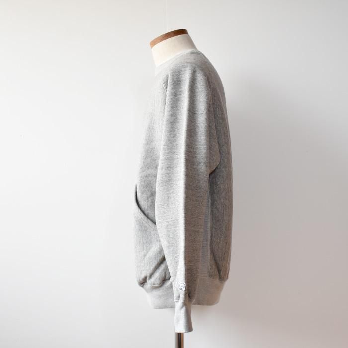 ENDS and MEANS】2022AW CREW NECK SWEAT -Heather Gray-
