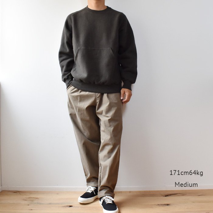 【ENDS and MEANS】2023AW CREW NECK SWEAT - Fade Black -