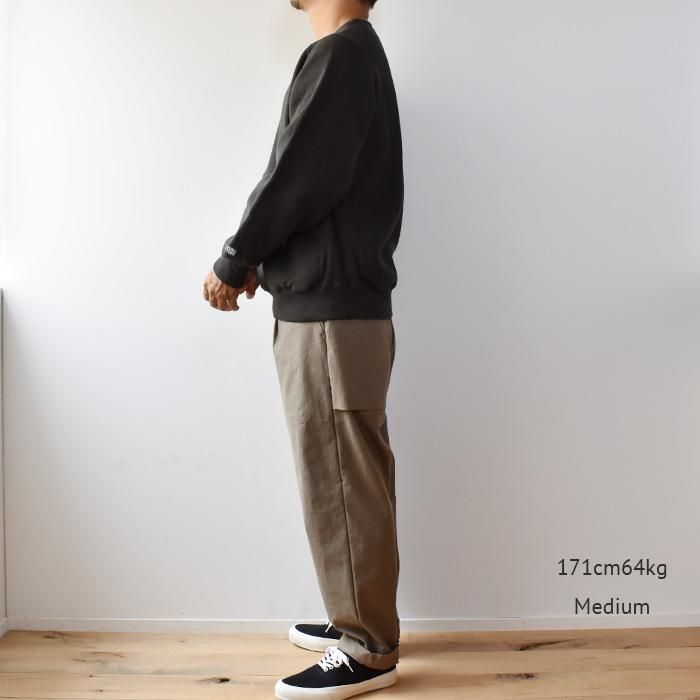 ENDS and MEANS】2023AW CREW NECK SWEAT - Fade Black - ENDS and MEANS】2023AW CREW NECK SWEAT - Fade Black -