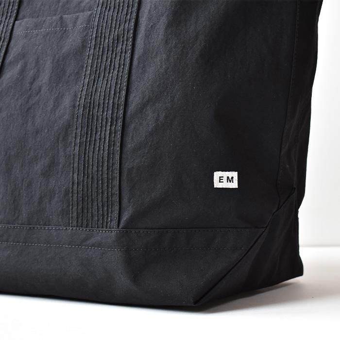 ENDS and MEANS】NYLON 2WAY TOTE BAG - Black - ENDS and MEANS】NYLON 2WAY TOTE BAG - Black -