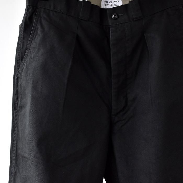 ENDS and MEANS】 2022AW ARMY Chino - Black - ENDS and MEANS】 2022AW ARMY Chino - Black -