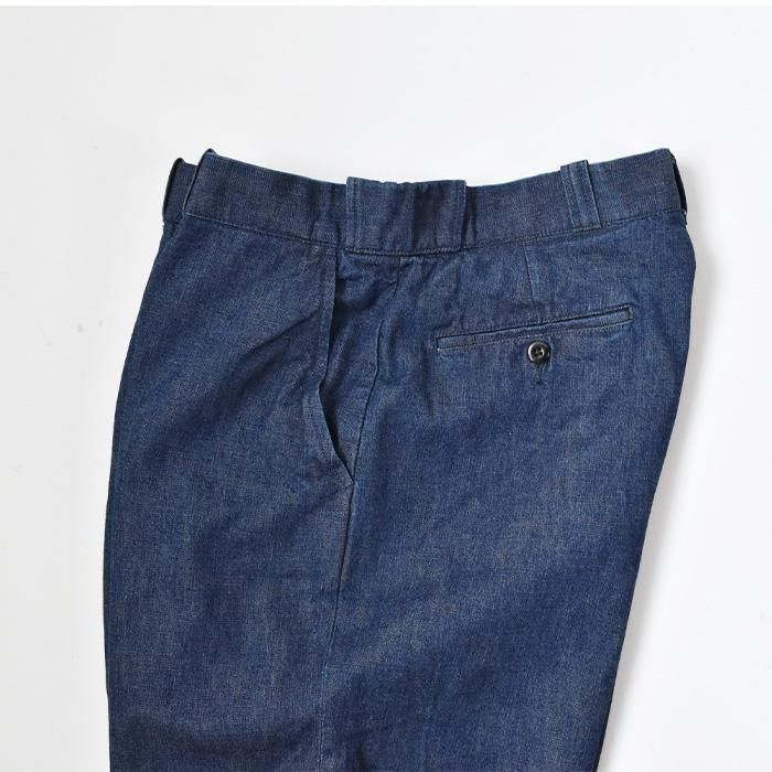 ENDS and MEANS】 2022AW Work Chino - Indigo - ENDS and MEANS】 2022AW Work Chino - Indigo -