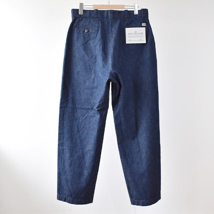 ENDS and MEANS】 2022AW Work Chino - Indigo - ENDS and MEANS】 2022AW Work Chino - Indigo -