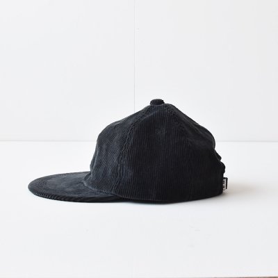【ENDS and MEANS】2022AW CORD 6 PANELS CAP  - Black -