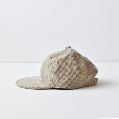 【ENDS and MEANS】2022AW CORD 6 PANELS CAP  - Beige -