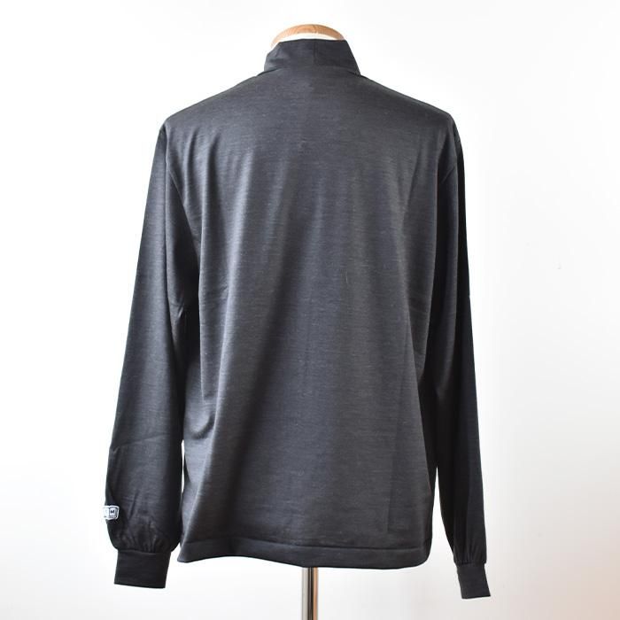 トップス ENDS and MEANS Merino MockNeck Tee ENDS and MEANS Merino MockNeck Tee Merino Wool Pocket L/S