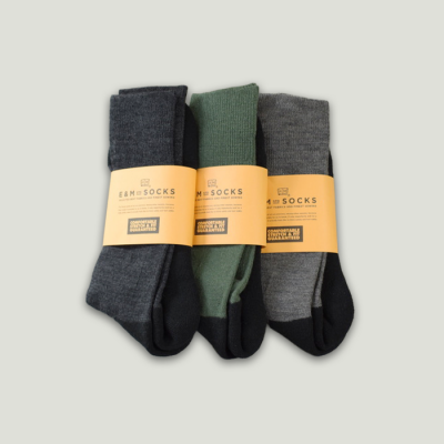 ENDS and MEANSMerino Wool Socks2025AW-3 Colors-