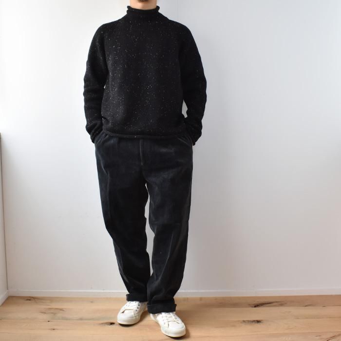 ENDS and MEANS】2022AW Roll Neck Knit - Black - ENDS and MEANS】2022AW Roll Neck Knit - Black -