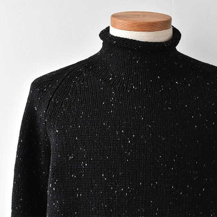 ENDS and MEANS】2022AW Roll Neck Knit - Black - ENDS and MEANS】2022AW Roll Neck Knit - Black -