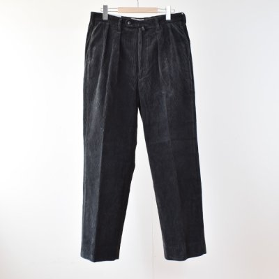 【Sale 30%】ENDS and MEANS  Grandpa 2 Tac Cord Trousers　- Black -
