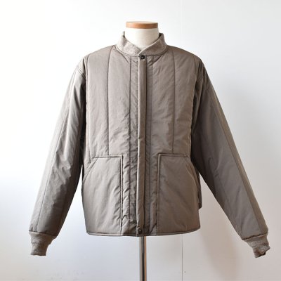 【ENDS and MEANS】2022AW Quilting Jacket  - Khaki -