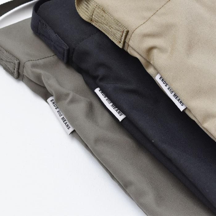 ENDS and MEANS】Packable Shoulder Bag 2022AW - 3 Colors -