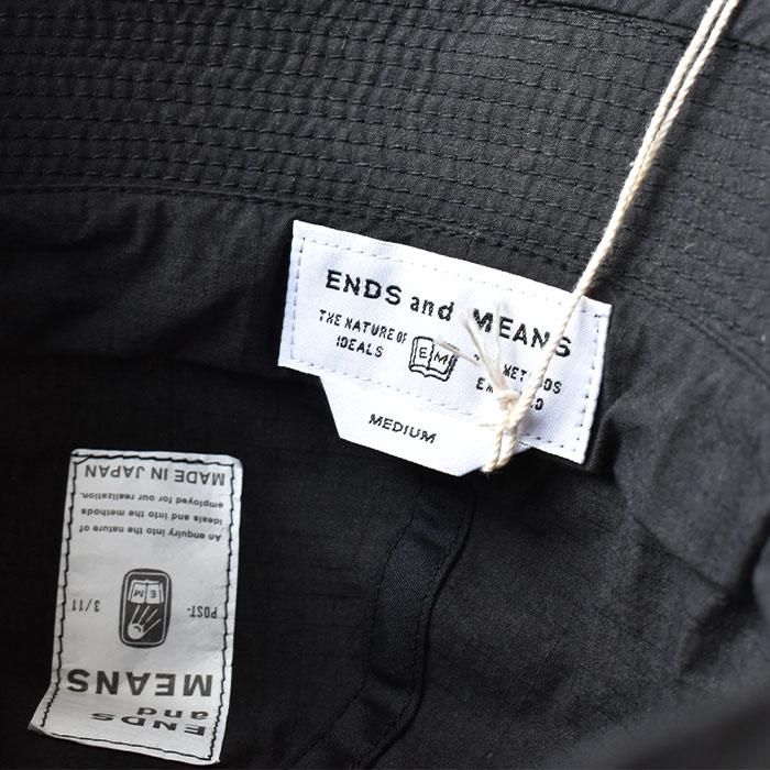 ENDS and MEANS】2022AW ARMY HAT - Fade Black -