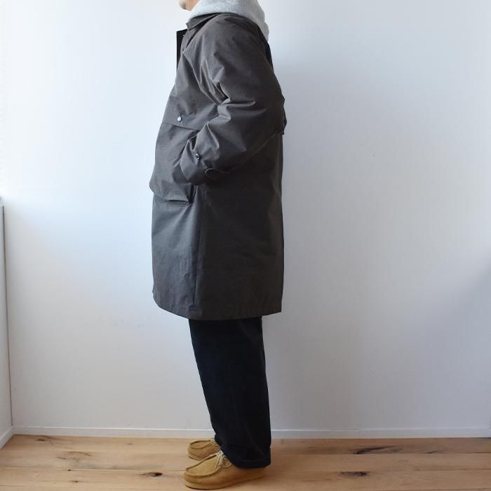 ENDS and MEANS】2022AW JOURNALIST COAT - Black Brown - ENDS and MEANS】2022AW JOURNALIST COAT - Black Brown -