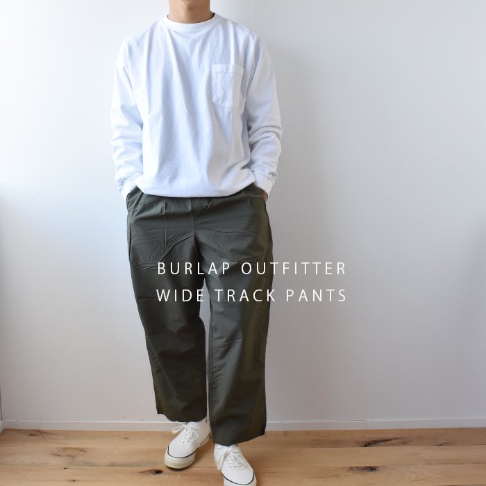 burlap outfitter WIDE TRACK PANTS