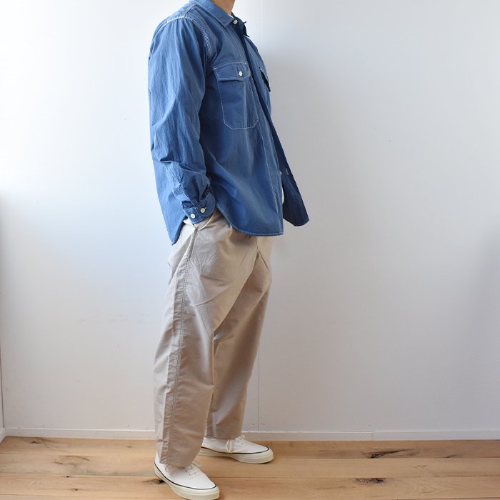 【BURLAP OUTFITTER】 WIDE TRACK PANTS - 4Colors 