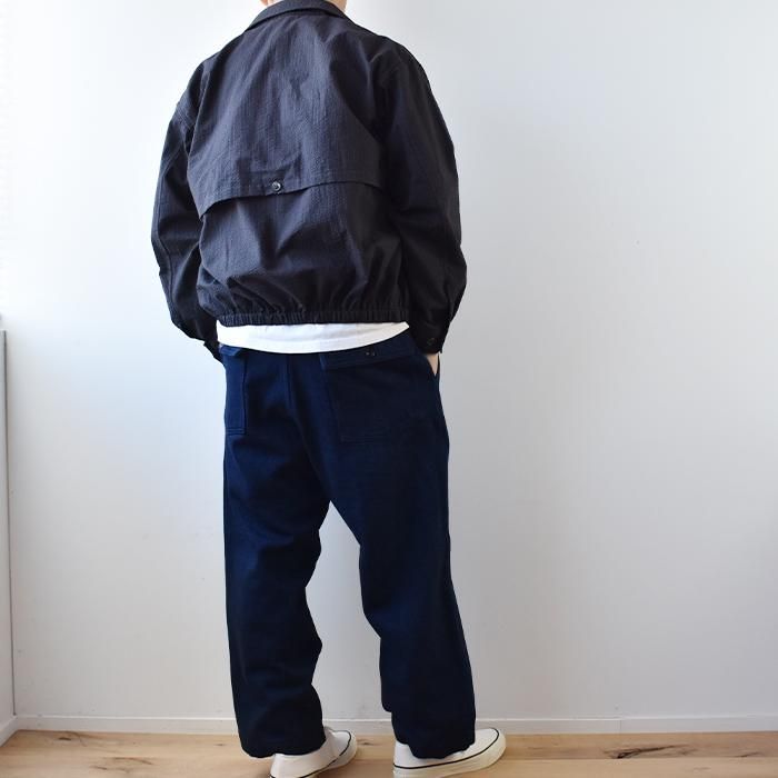 ENDS and MEANS】 2023SS Drizzler Jacket - Black Seersucker - ENDS and MEANS】 2023SS Drizzler Jacket - Black Seersucker -