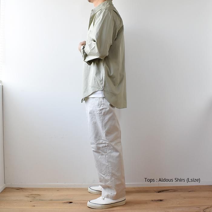ENDS and MEANS】Aldous Shirts - Sage - ENDS and MEANS】Aldous Shirts - Sage -
