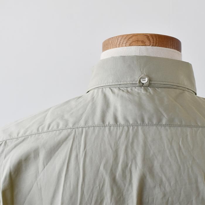ENDS and MEANS】Aldous Shirts - Sage - ENDS and MEANS】Aldous Shirts - Sage -