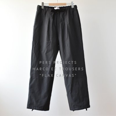 <img class='new_mark_img1' src='https://img.shop-pro.jp/img/new/icons21.gif' style='border:none;display:inline;margin:0px;padding:0px;width:auto;' />Sale50%PERS PROJECTS  MARCO EZ TROUSERS    - Black - 