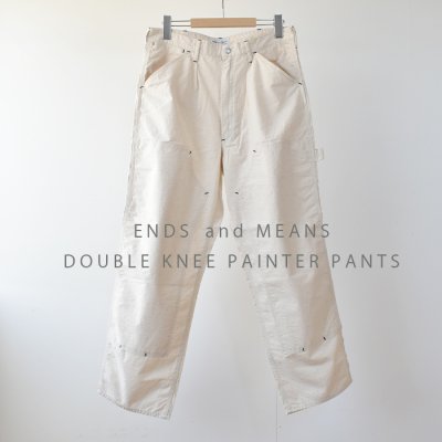 【ENDS and MEANS】DOUBLE KNEE PAINTER PANTS　- Natral -