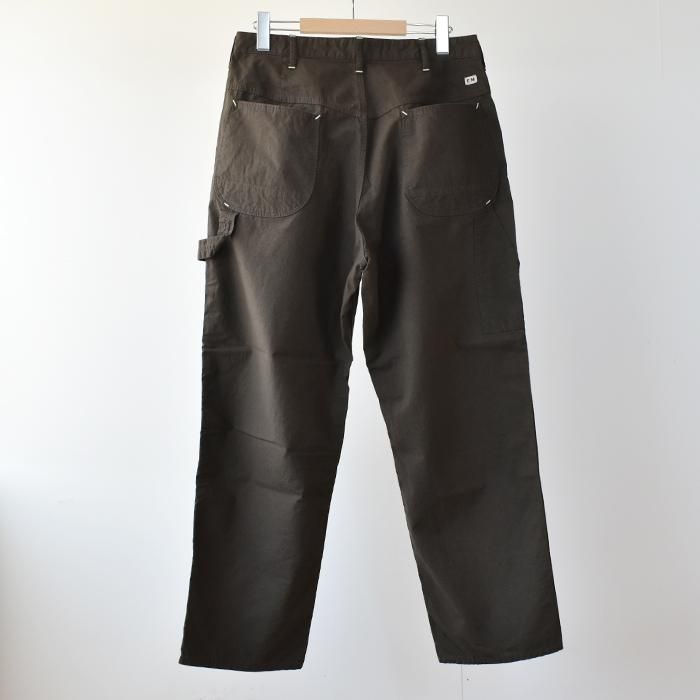 ENDS and MEANS】DOUBLE KNEE PAINTER PANTS - Dark Brown -