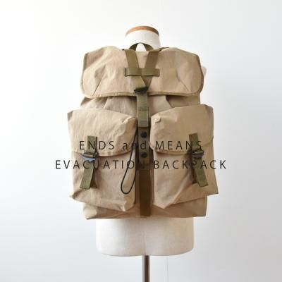 ENDS and MEANSEVACUATION BACKPACK- Beige -