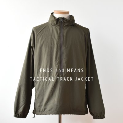 ENDS and MEANS 2023SS Tactical Track Jacket   - Deep Olive -