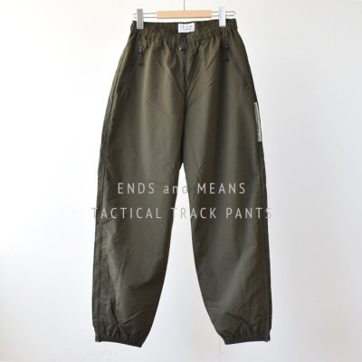 【ENDS and MEANS】2023SS Tactical Track Pants　- Dark Olive -