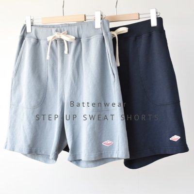 <img class='new_mark_img1' src='https://img.shop-pro.jp/img/new/icons6.gif' style='border:none;display:inline;margin:0px;padding:0px;width:auto;' />Sale50%BattenwearSTEP-UP SWEAT SHORTS  - 2 Colors -