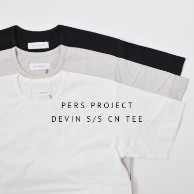【PERS PROJECTS】DEVIN S/S CN TEE   - 3 Colors - 
