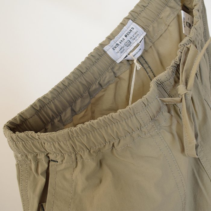 【ENDS and MEANS】2024SS EASY BAKER PANTS　- Khaki -