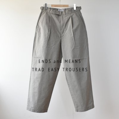 【Sale20%】ENDS and MEANS 2023SS TRAD EASY TROUSERS　- Summer Green -