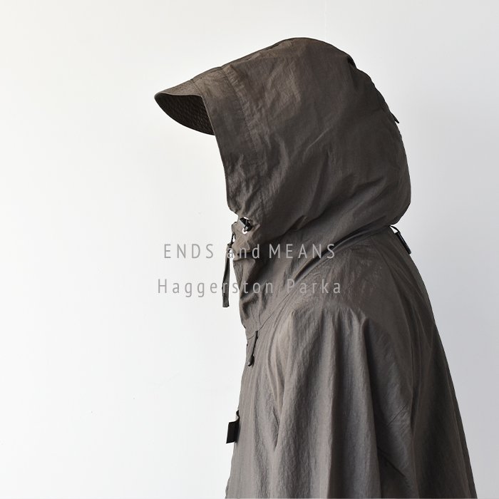 ENDS and MEANS】Haggerston Parka - African Black -