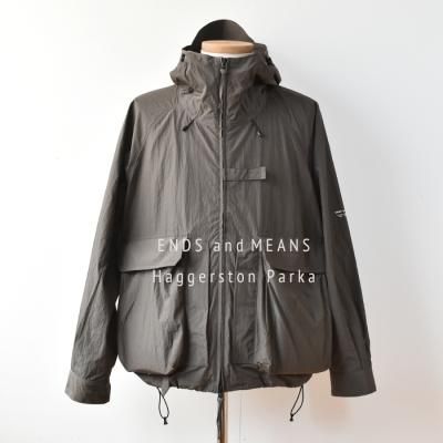 ENDS and MEANS 2023SS Haggerston Parka   - African Black -