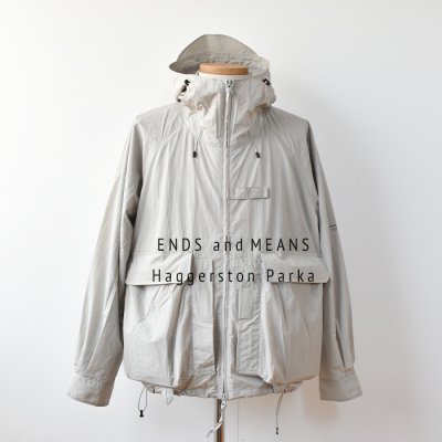 【ENDS and MEANS】2023SS Haggerston Parka   - Moon Gray -