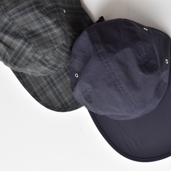 ENDS and MEANS】2023SS Camp Cap - Check -