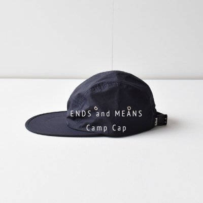 【 ENDS and MEANS】2023SS Camp Cap　- Navy -