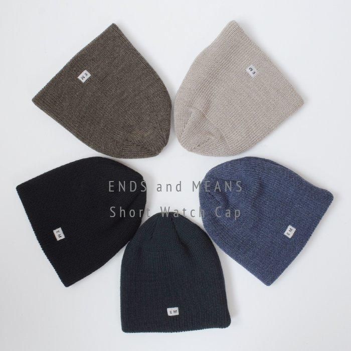 ENDS and MEANS】2024AW SHORT WATCH CAP - 5 Colors -