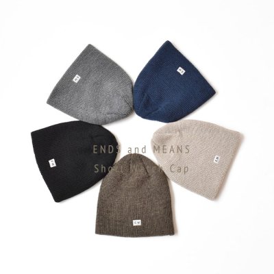 【ENDS and MEANS】2023AW SHORT WATCH CAP - 5 Colors -