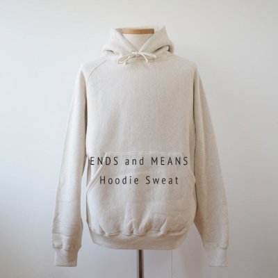 【ENDS and MEANS】 2023AW HOODIE SWEAT  - Oatmeal -