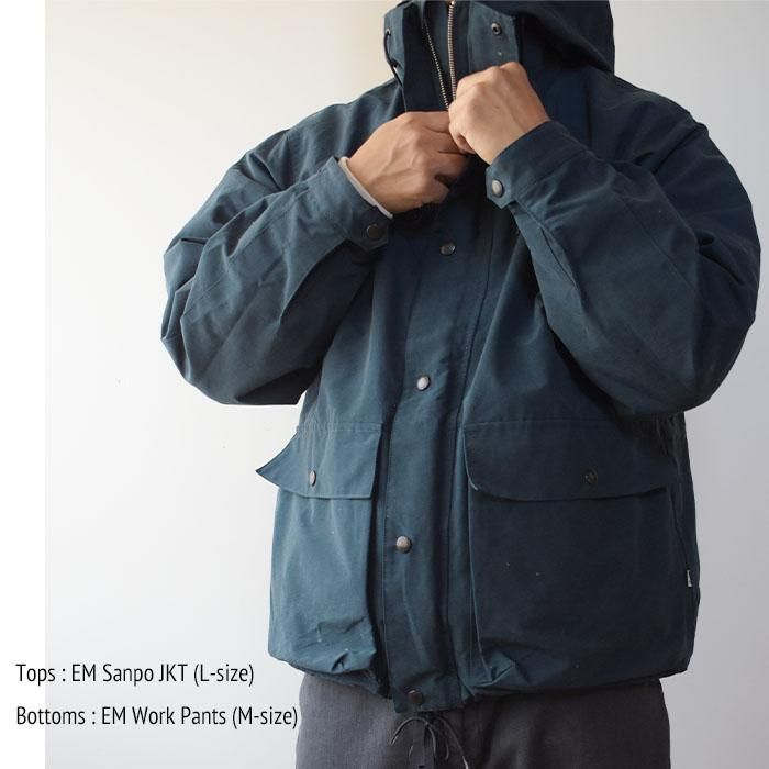 ENDS and MEANS】 SANPO JACKET 2023AW - Smoke Navy - ENDS and MEANS】 SANPO JACKET 2023AW - Smoke Navy -