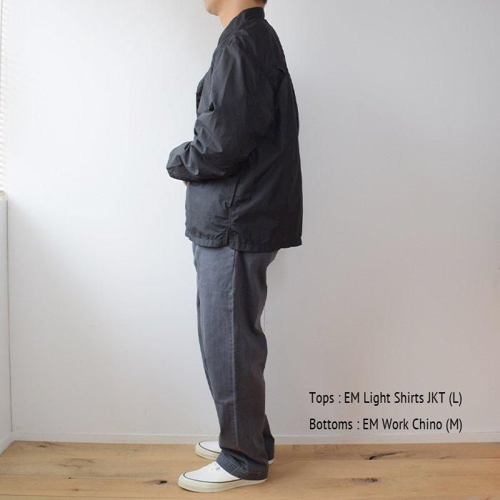 ENDS and MEANS】 2024AW Work Chino - Gray Denim -