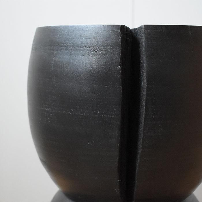 LOGGER WOOD SUPPLY CO】 MINI BEAR STOOL - Black -