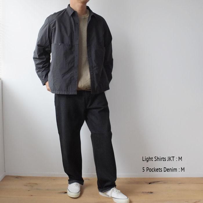 ENDS and MEANS】2023AW Light Shirts Jacket - Black - ENDS and MEANS】2023AW Light Shirts Jacket - Black -