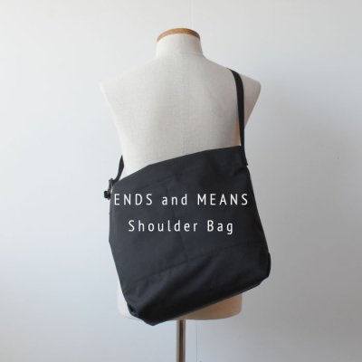【ENDS and MEANS】Shoulder Bag  2023AW  - Black -