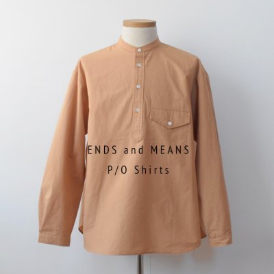 【ENDS and MEANS】2024SS Pull Over Shirts  - Mandarin -